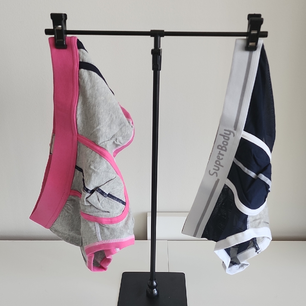 SuperBody Pink and Navy Boxer Briefs Set Of Two